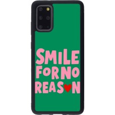 Samsung Galaxy S20+ Case Hülle - Silikon schwarz Smile for no reason 2026