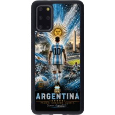 Samsung Galaxy S20+ Case Hülle - Silikon schwarz Fussball Argentinien splash 2026
