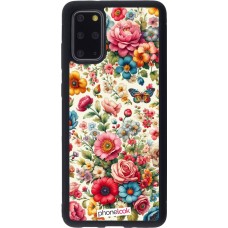Samsung Galaxy S20+ Case Hülle - Silikon schwarz Spring 25 fruehling bluetend
