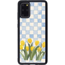 Samsung Galaxy S20+ Case Hülle - Silikon schwarz Blue vichy tulips Spring 2026