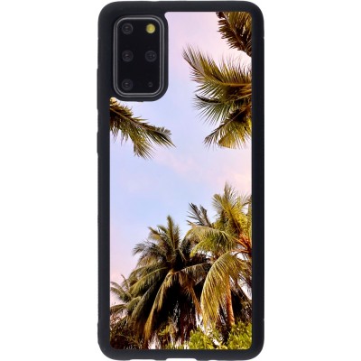 Samsung Galaxy S20+ Case Hülle - Silikon schwarz Summer 2023 palm tree vibe