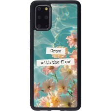 Samsung Galaxy S20+ Case Hülle - Silikon schwarz Summer 2025 Grow with the flow