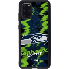 Coque Samsung Galaxy S20+ - Silicone rigide noir Super Bowl 26 Seattle 2