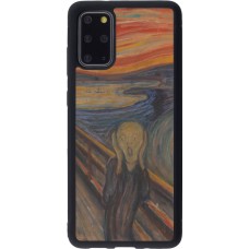 Coque Samsung Galaxy S20+ - Silicone rigide noir Tableau art - Le Cri - Edvard Munch