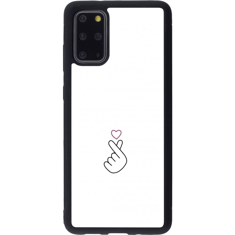 Samsung Galaxy S20+ Case Hülle - Silikon schwarz Valentine 2024 heart by Millennials