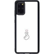 Samsung Galaxy S20+ Case Hülle - Silikon schwarz Valentine 2024 heart by Millennials