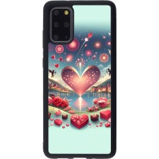 Samsung Galaxy S20+ Case Hülle - Silikon schwarz Valentin 2025 Schick