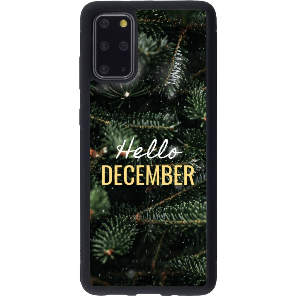 Coque Samsung Galaxy S20+ - Silicone rigide noir Winter 25 Winter hello december
