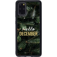 Coque Samsung Galaxy S20+ - Silicone rigide noir Winter 25 Winter hello december