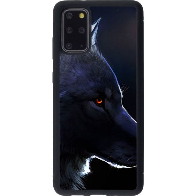 Hülle Samsung Galaxy S20+ - Silikon schwarz Wolf Shape