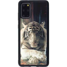 Hülle Samsung Galaxy S20+ - Silikon schwarz Zen Tiger