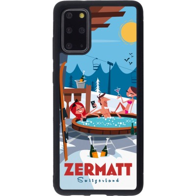 Samsung Galaxy S20+ Case Hülle - Silikon schwarz Zermatt Mountain Jacuzzi