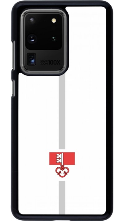 Samsung Galaxy S20 Ultra Case Hülle - Kanton OW weiss