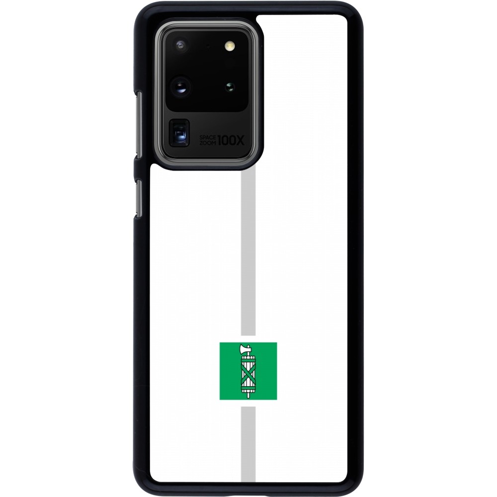 Samsung Galaxy S20 Ultra Case Hülle - Kanton SG weiss