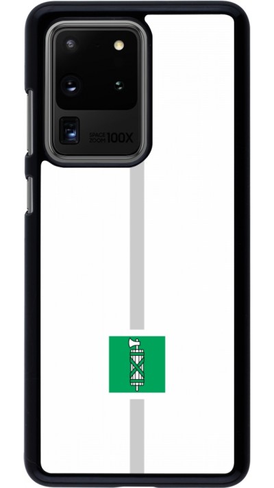 Samsung Galaxy S20 Ultra Case Hülle - Kanton SG weiss