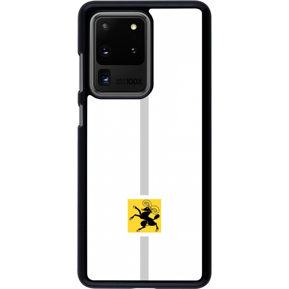 Samsung Galaxy S20 Ultra Case Hülle - Kanton SH weiss