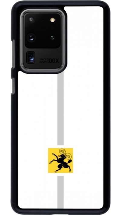 Samsung Galaxy S20 Ultra Case Hülle - Kanton SH weiss
