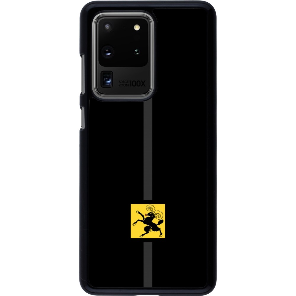 Samsung Galaxy S20 Ultra Case Hülle - Kanton SH schwarz