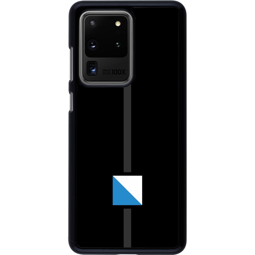 Samsung Galaxy S20 Ultra Case Hülle - Kanton ZH schwarz