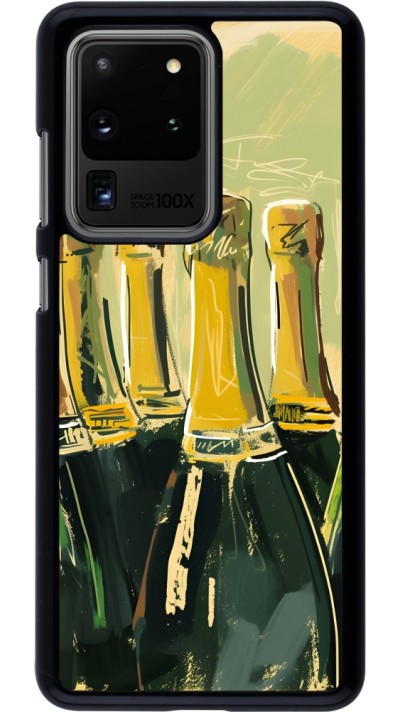 Samsung Galaxy S20 Ultra Case Hülle - Champagne Malerei