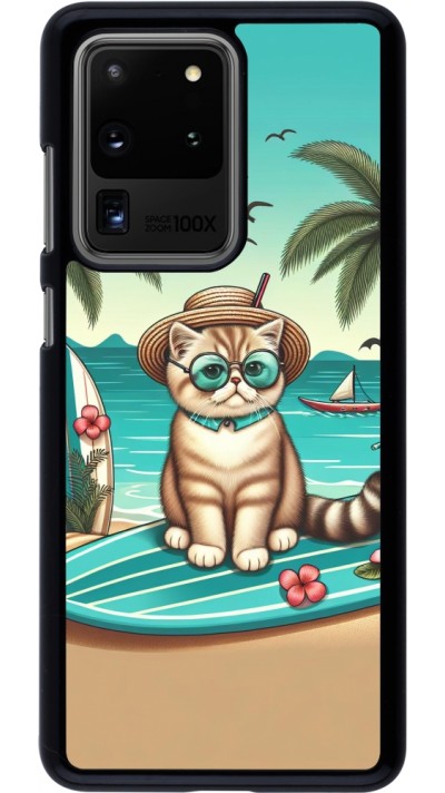 Samsung Galaxy S20 Ultra Case Hülle - Chat Surf Stil