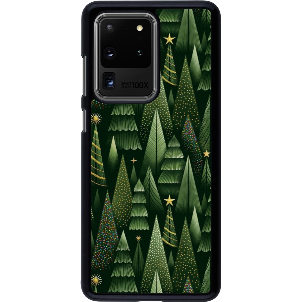 Samsung Galaxy S20 Ultra Case Hülle - Christmas 25 Pattern Xmas Tree