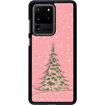 Samsung Galaxy S20 Ultra Case Hülle - Christmas 25 Pink Tree