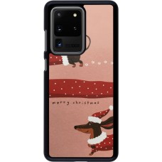 Coque Samsung Galaxy S20 Ultra - Christmas 25 Teckel Merry Xmas