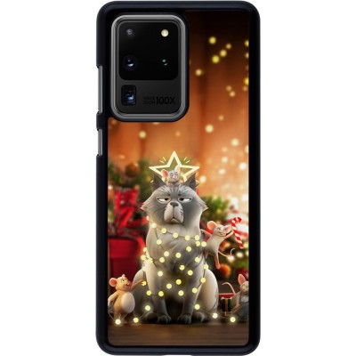 Samsung Galaxy S20 Ultra Case Hülle - Christmas 25 Xmas Cat