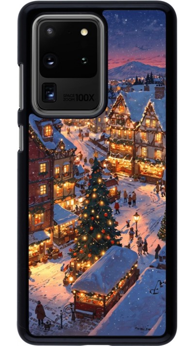 Samsung Galaxy S20 Ultra Case Hülle - Christmas 25 Xmas Village