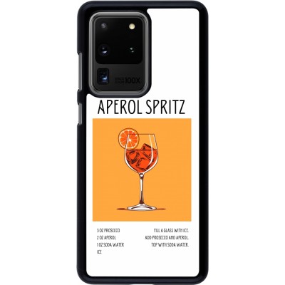Coque Samsung Galaxy S20 Ultra - Cocktail recette Aperol Spritz