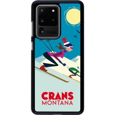 Samsung Galaxy S20 Ultra Case Hülle - Crans-Montana Ski Downhill