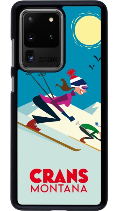 Samsung Galaxy S20 Ultra Case Hülle - Crans-Montana Ski Downhill