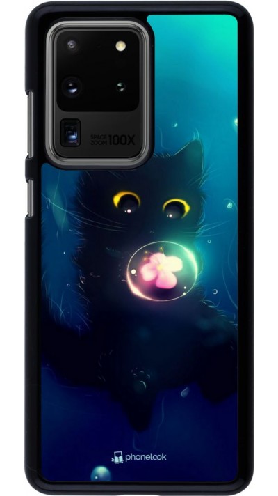 Coque Samsung Galaxy S20 Ultra - Cute Cat Bubble