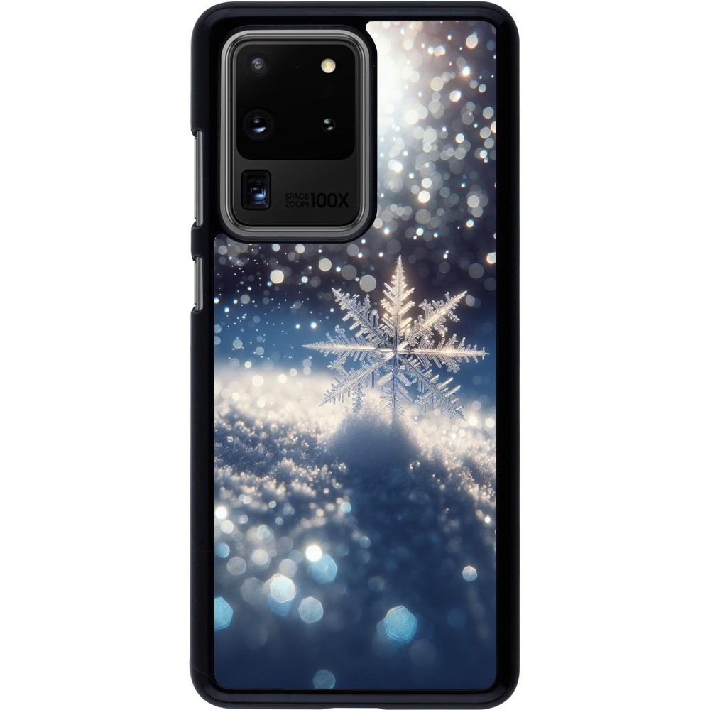 Samsung Galaxy S20 Ultra Case Hülle - Schneeflocke Solar Glanz