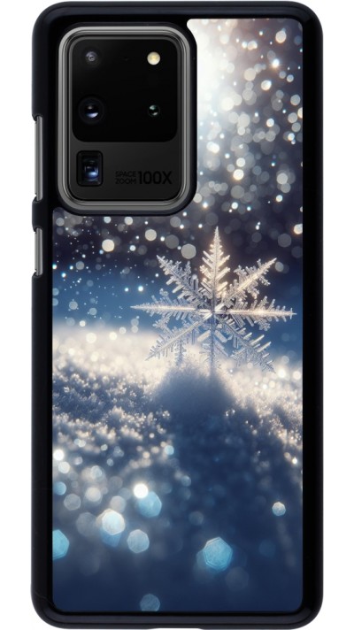 Samsung Galaxy S20 Ultra Case Hülle - Schneeflocke Solar Glanz