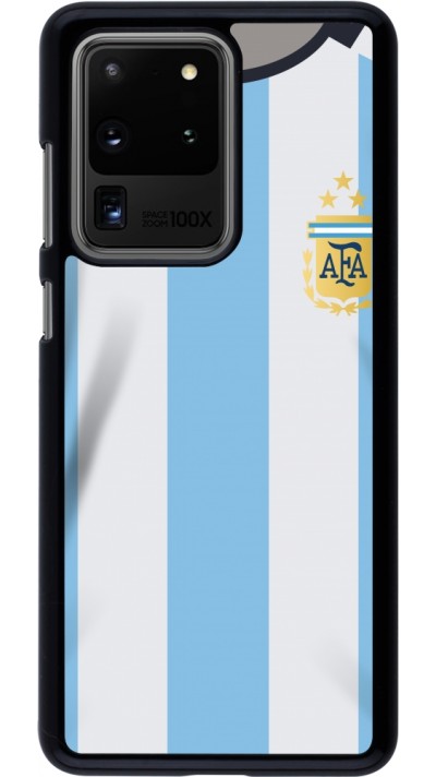 Coque Samsung Galaxy S20 Ultra - Maillot de football Argentine 2022 personnalisable