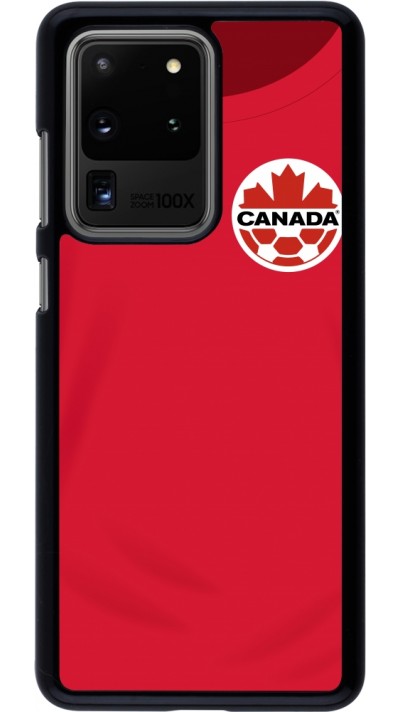 Coque Samsung Galaxy S20 Ultra - Maillot de football Canada 2022 personnalisable