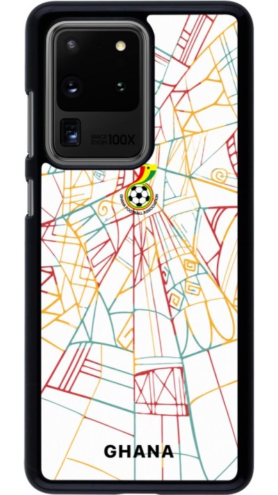 Coque Samsung Galaxy S20 Ultra - Maillot de football Ghana 2026 personnalisable