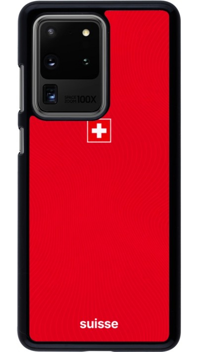 Coque Samsung Galaxy S20 Ultra - Maillot de football Suisse 2026 personnalisable