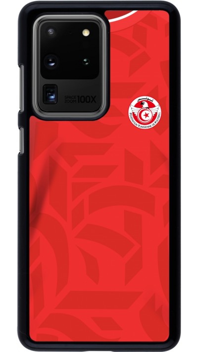 Coque Samsung Galaxy S20 Ultra - Maillot de football Tunisie 2022 personnalisable