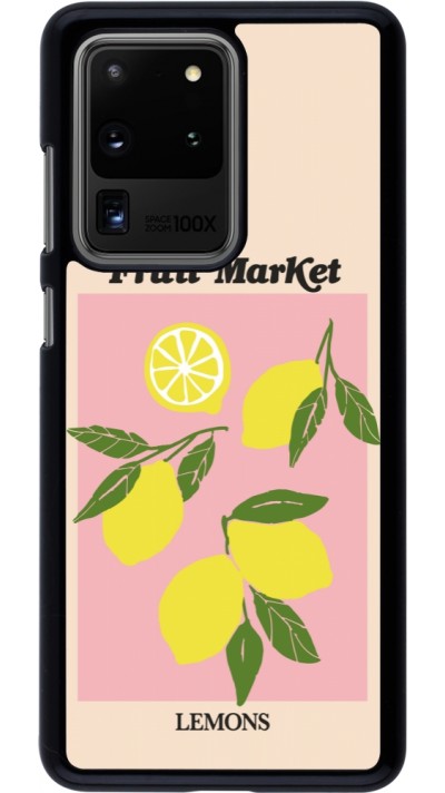 Coque Samsung Galaxy S20 Ultra - Fruit market lemons 2026