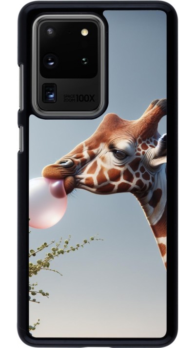Coque Samsung Galaxy S20 Ultra - Girafe à bulle