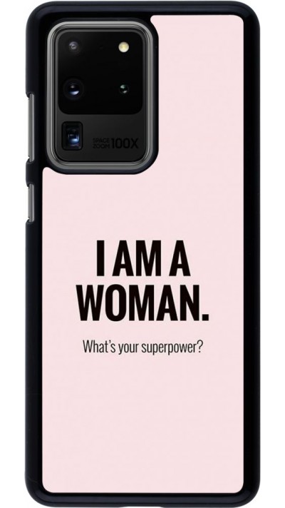 Hülle Samsung Galaxy S20 Ultra - I am a woman