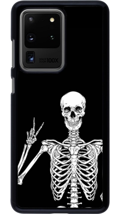 Coque Samsung Galaxy S20 Ultra - Halloween 2023 peace skeleton