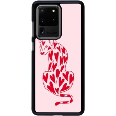 Coque Samsung Galaxy S20 Ultra - Leopard with hearts 2026
