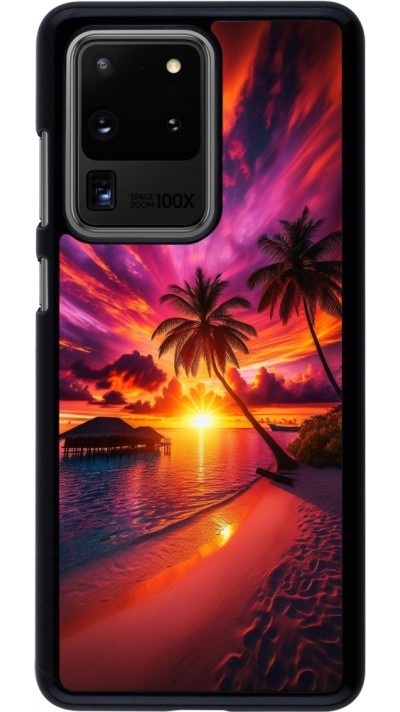 Samsung Galaxy S20 Ultra Case Hülle - Malediven Abenddämmerung Glückseligkeit