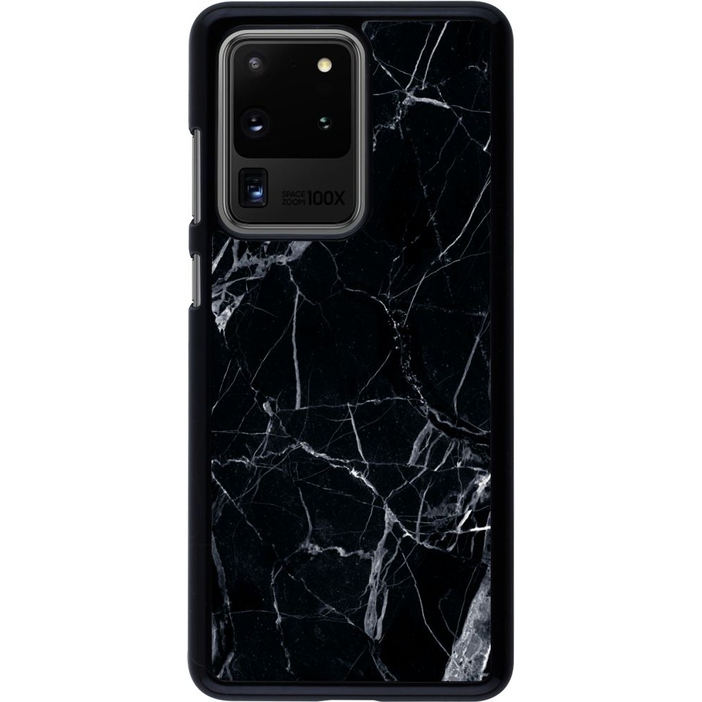 Hülle Samsung Galaxy S20 Ultra - Marble Black 01