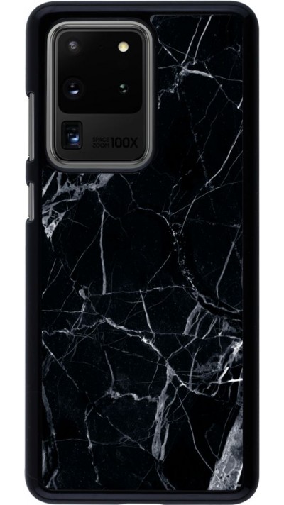 Hülle Samsung Galaxy S20 Ultra - Marble Black 01