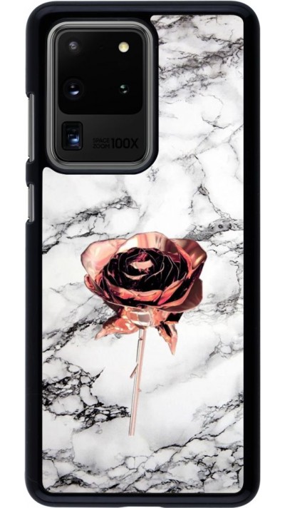 Hülle Samsung Galaxy S20 Ultra - Marble Rose Gold